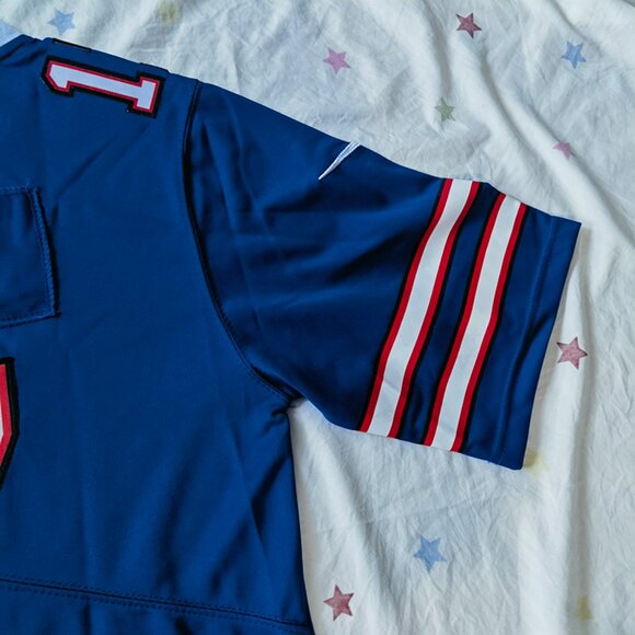 Buffalo Bills Blue Number 17 Jersey - Picture 8 of 10